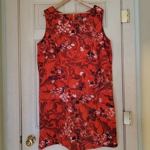 Taylor Dresses - *Last Chance* EUC Taylor Red Print Shift Dress Taylor Dresses - *Last Chance* EUC Taylor Red Print Shift Dress